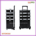 4 in 1 Crocodile PVC Professional Makeup Trolley Case for Beauty Salons (SATCMC010)